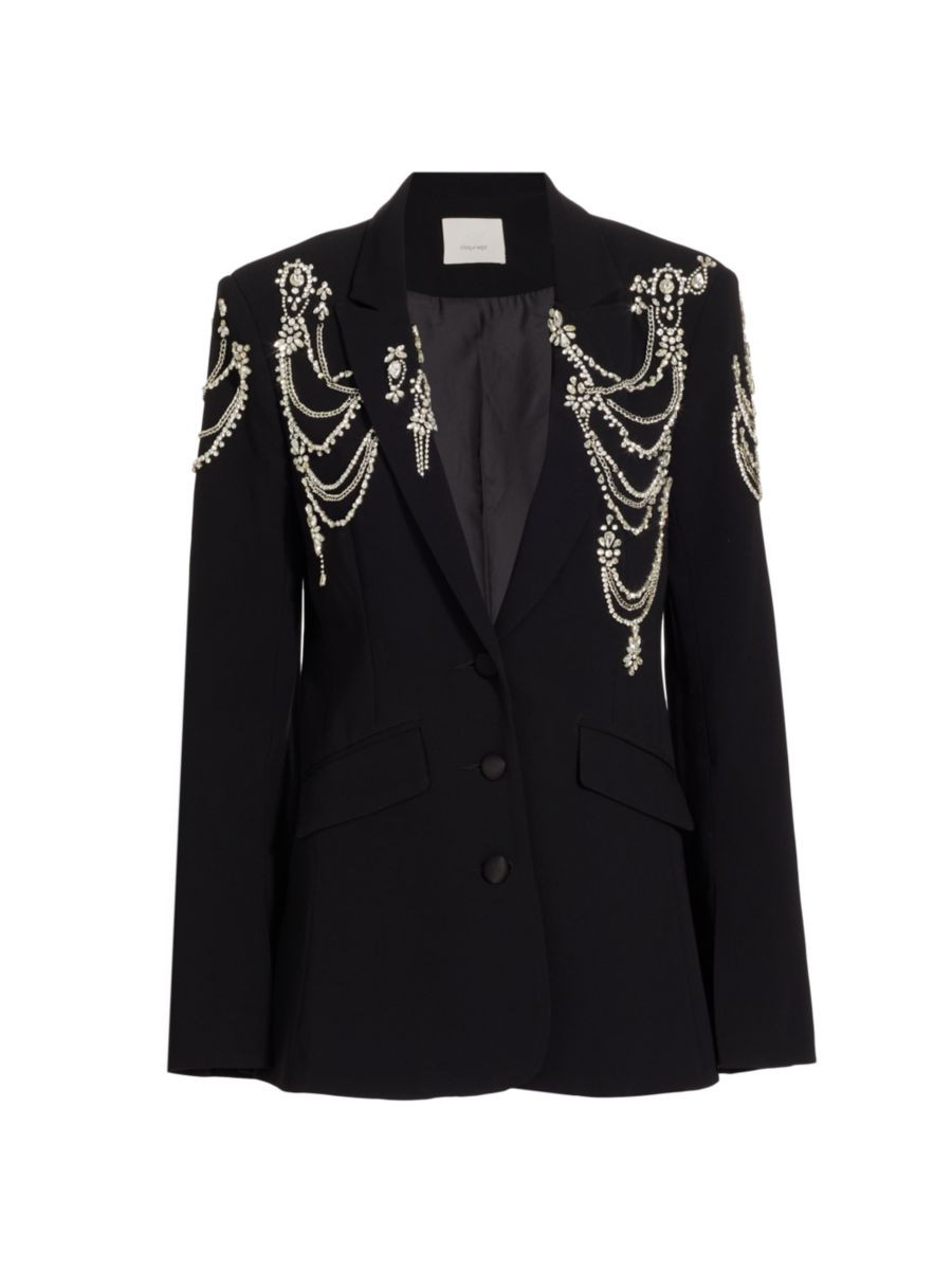 Cheyenne Rhinestone Chain Blazer | Saks Fifth Avenue