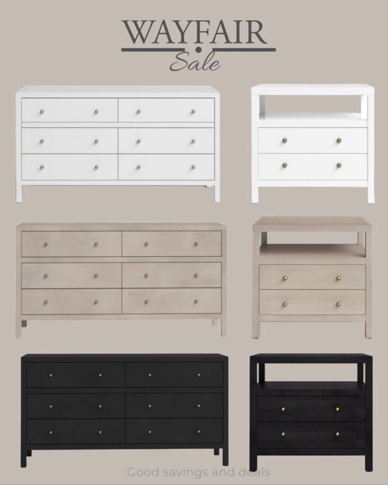 These dressers and nightstands from Wayfair are beautiful and on sale right now during the Memorial Day Sale. Home decor.
Beautiful bedroom design.

#LTKHome #LTKSaleAlert