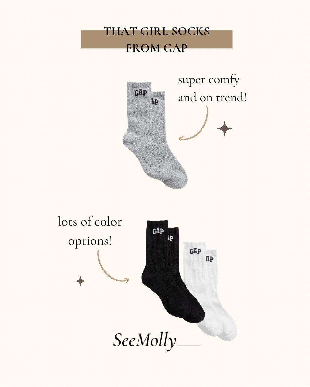 the comfiest socks! and also very trend…win, win! 

#LTKActive #LTKFindsUnder50 #LTKStyleTip