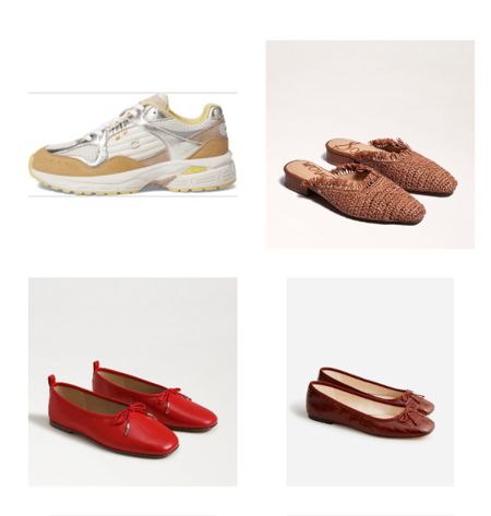 All the shoes I’m loving for spring. Really love that red ballet with elongated toe.

#LTKstyletip #LTKSeasonal #LTKsalealert