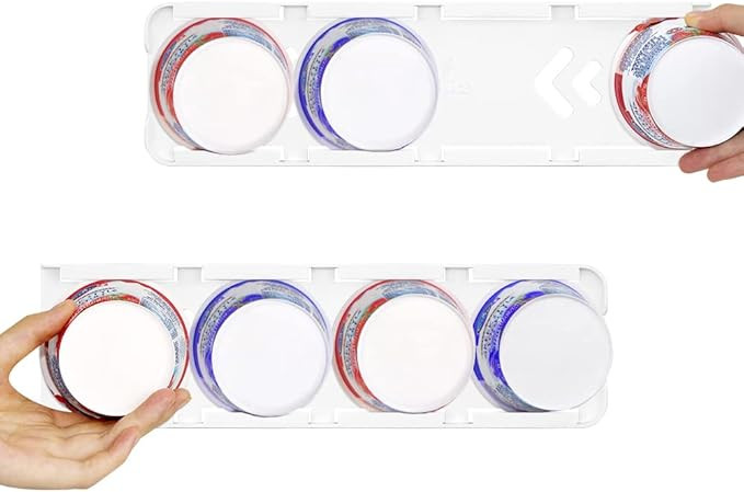 Sophico Yogurt Organizer for Fridge, 4 Capacity Yogurt Sliders for Refrigerator, Yogurt Holder w/... | Amazon (US)