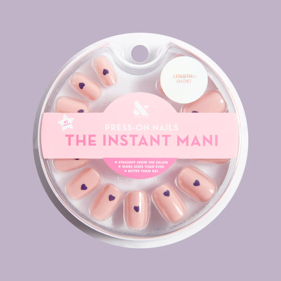 Vampy Heart | Squoval | Short | Olive & June