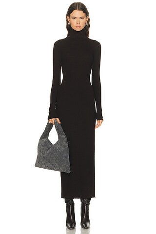 Long Sleeve Column Dress | FWRD 