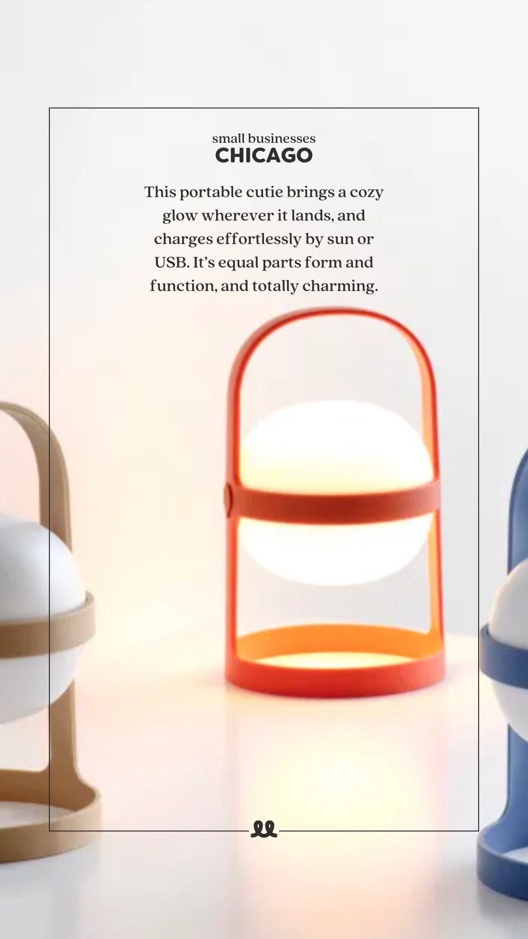 This portable cutie lamp brings a cozy glow wherever it lands, and charges separately sleep by sun or USB. It’s equal parts, form and function, and totally charming.

#LTKHome