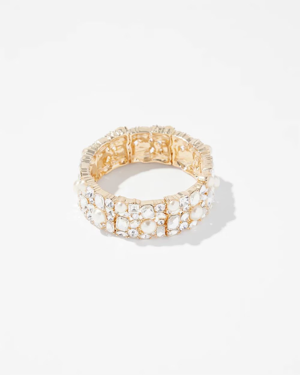 Mixed Media Stretch Bracelet | White House Black Market