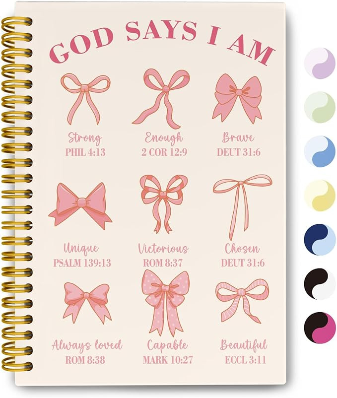 THDSE Bible Journal for Women, Christian Prayer Journal Pink Notebook Gifts for Teen Girls Kids, ... | Amazon (US)