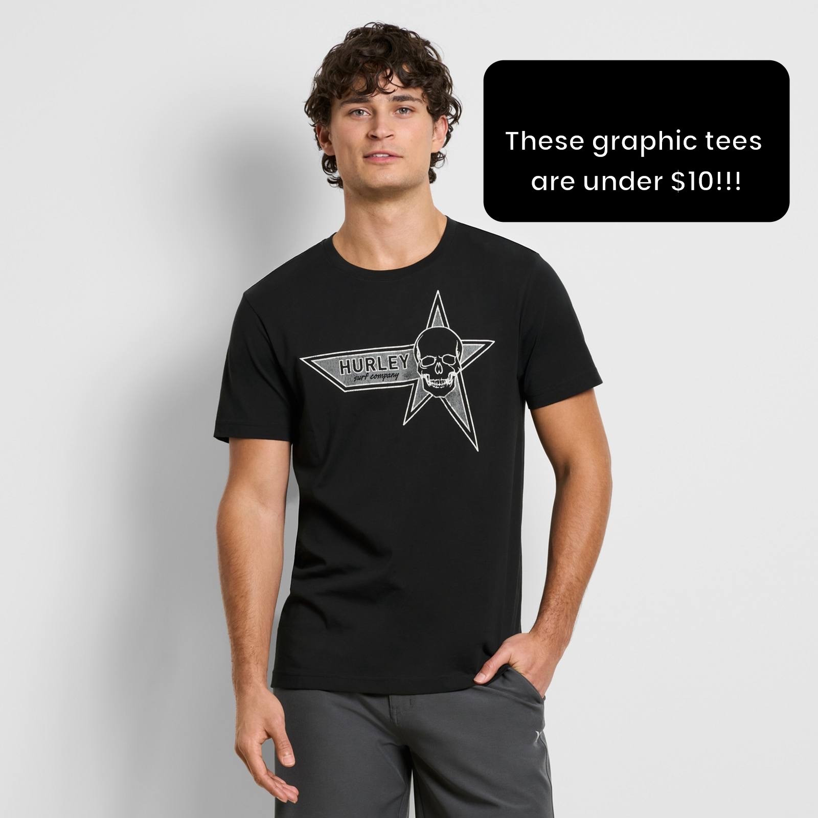 Kohl’s is doing a sitewide 40% off sale right now and you earned Kohl’s cash. ￼
Multiple Hurley and Volcom graphic tees are included in the sale and under $10 .￼

#LTKSaleAlert #LTKKids #LTKMens
