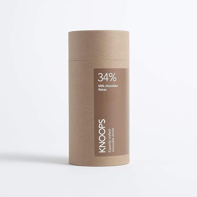 Knoops Luxury Hot Chocolate Flakes, 34% Milk Chocolate, Luxury Hot Cocoa, Luxurious Milky Treat w... | Amazon (UK)