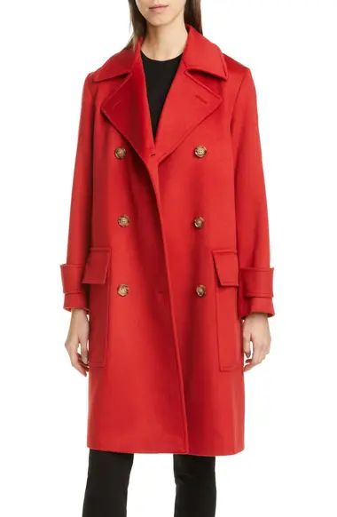 Burberry Earsdon Double Breasted Cashmere Coat | Nordstrom | Nordstrom