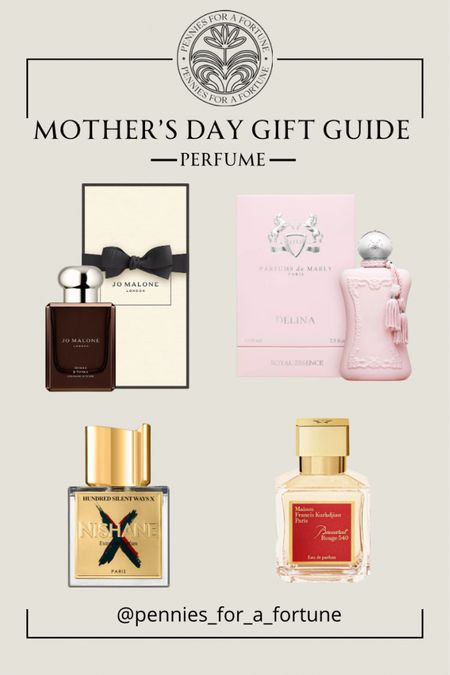 Gift guide for Mother’s Day! These are some beautiful choices of perfumes! 
Myrrh & Tonka Cologne Intense, Delina Royal Essence Eau de Parfum, Nishane Hundred Silent Ways X Extrait de Parfum, Baccarat Rouge 540 Eau de Parfum

#LTKover40 #LTKGiftGuide #LTKbeauty