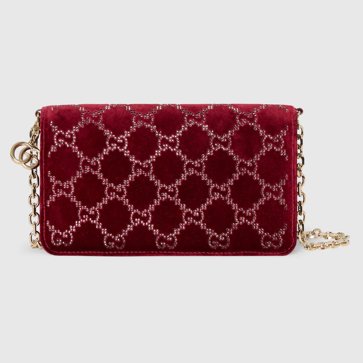 Gucci - GG crystals wallet on chain | Gucci (US)