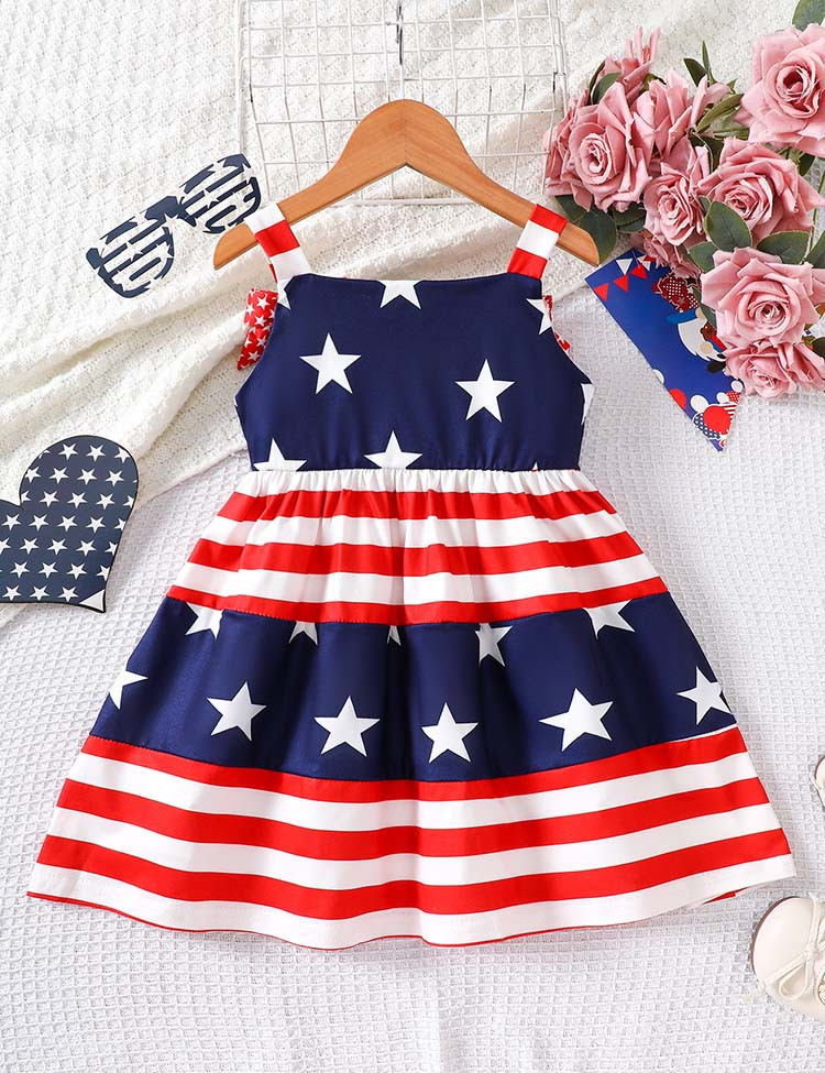 Independence Day Striped Star Suspender Dress | Shop.app