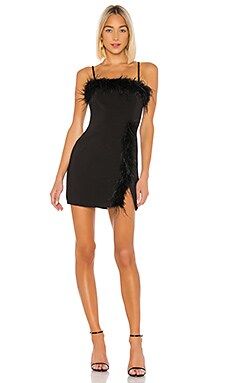 Camila Coelho Corine Mini Dress in Black from Revolve.com | Revolve Clothing (Global)