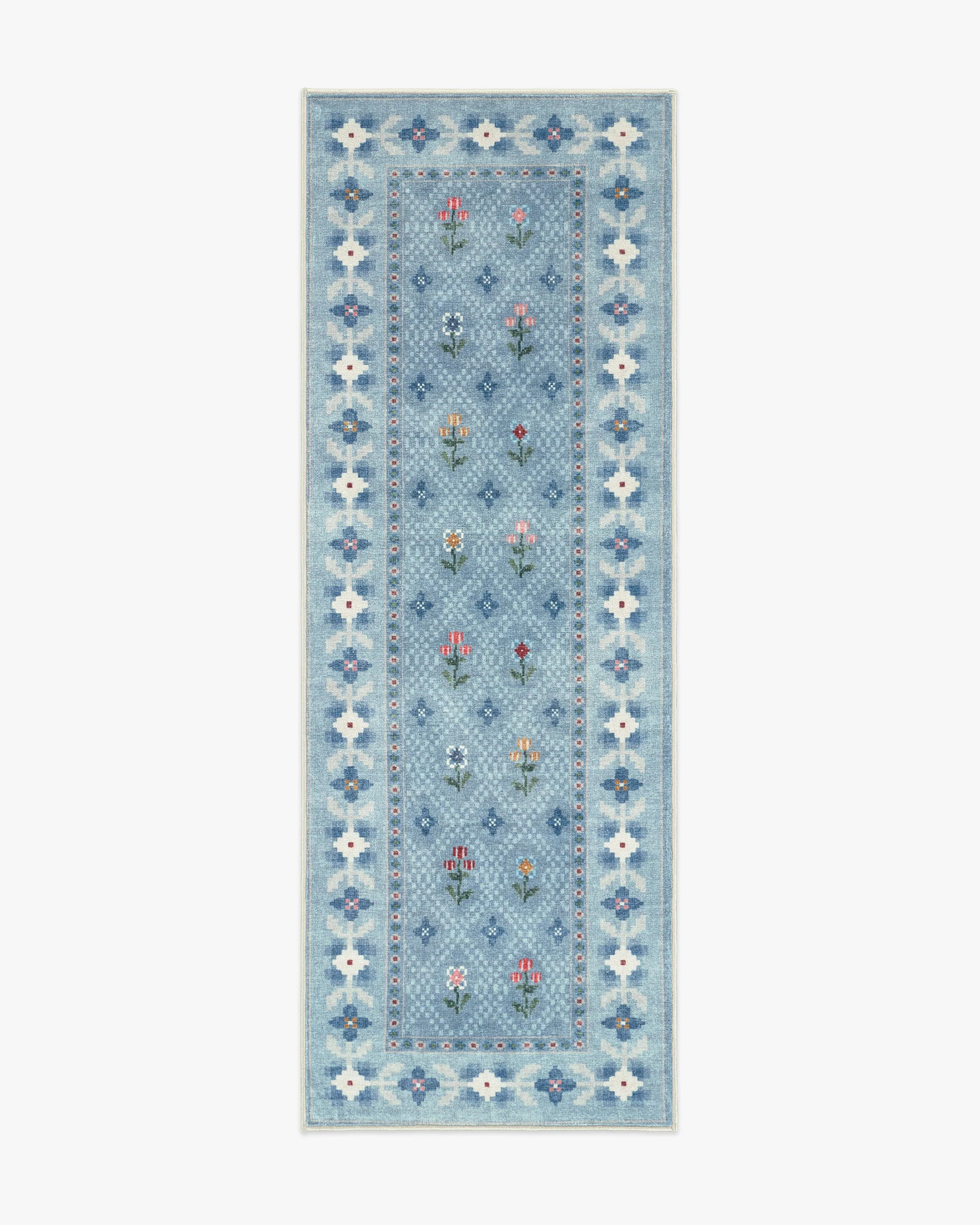 Ella Slate Blue Rug by Anthropologie | Ruggable US | Ruggable