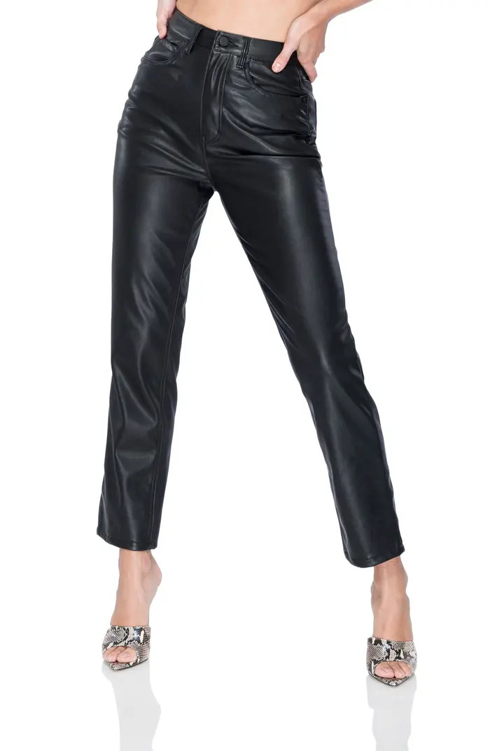 AFRM Rou Faux Leather Ankle Pants | Nordstrom | Nordstrom