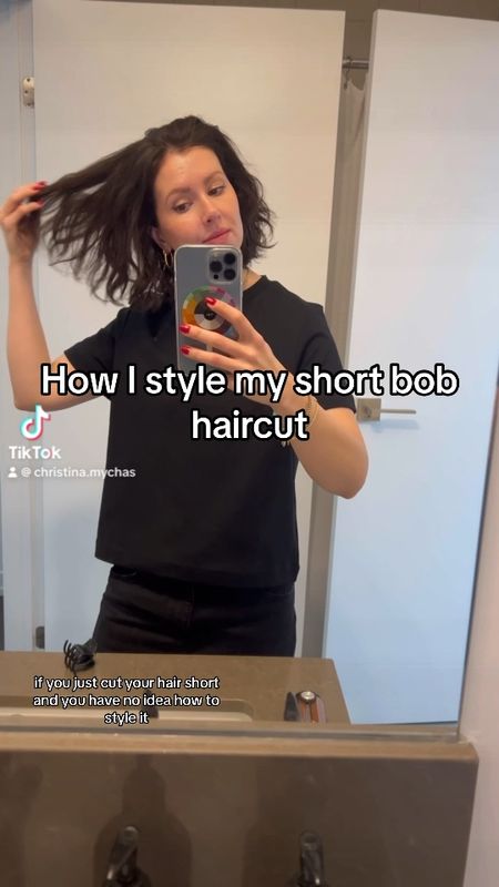 How to style a short bob haircut beach waves