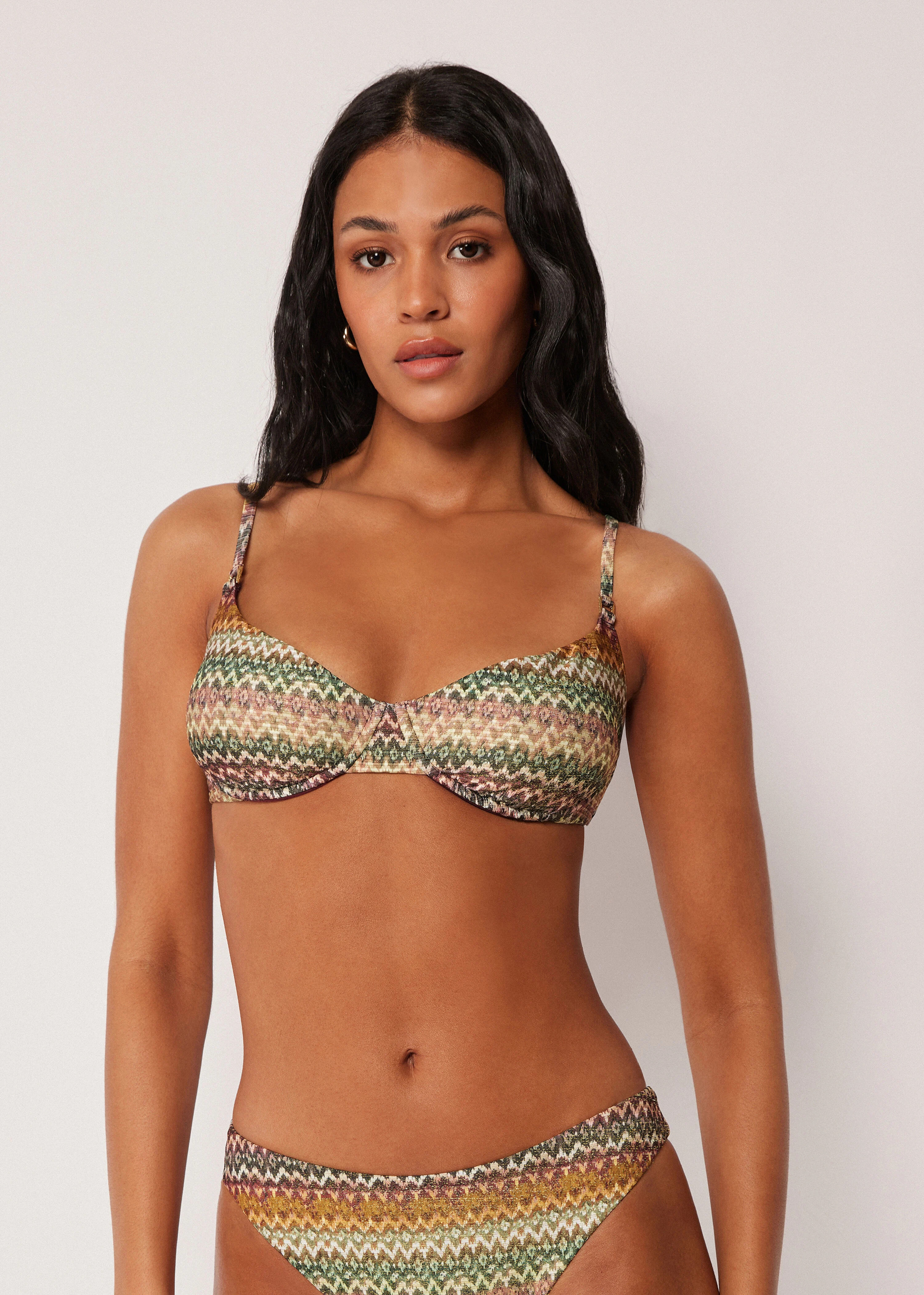 Balconette Swimsuit Top Elegant Ethnic | Calzedonia US