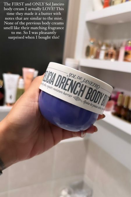 If you love the matching fragrance this Sol De Janeiro Body Cream is a must! 

#LTKBeauty #LTKFindsUnder50 #LTKStyleTip