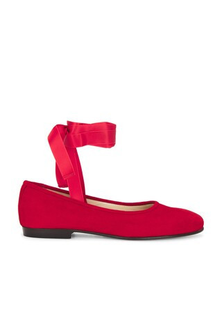 BODE Musette Flat in Red | FWRD 