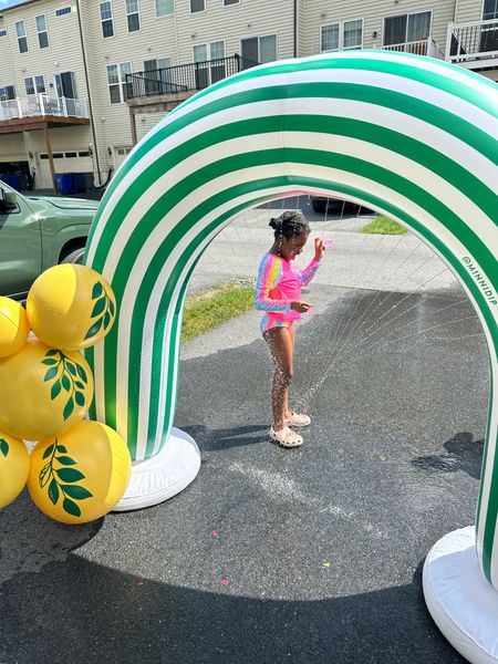 Let the summer fun begins 💦☀️ inflatable sprinkler , water sprinkler, inflatable toys 

#LTKFamily #LTKKids #LTKSeasonal