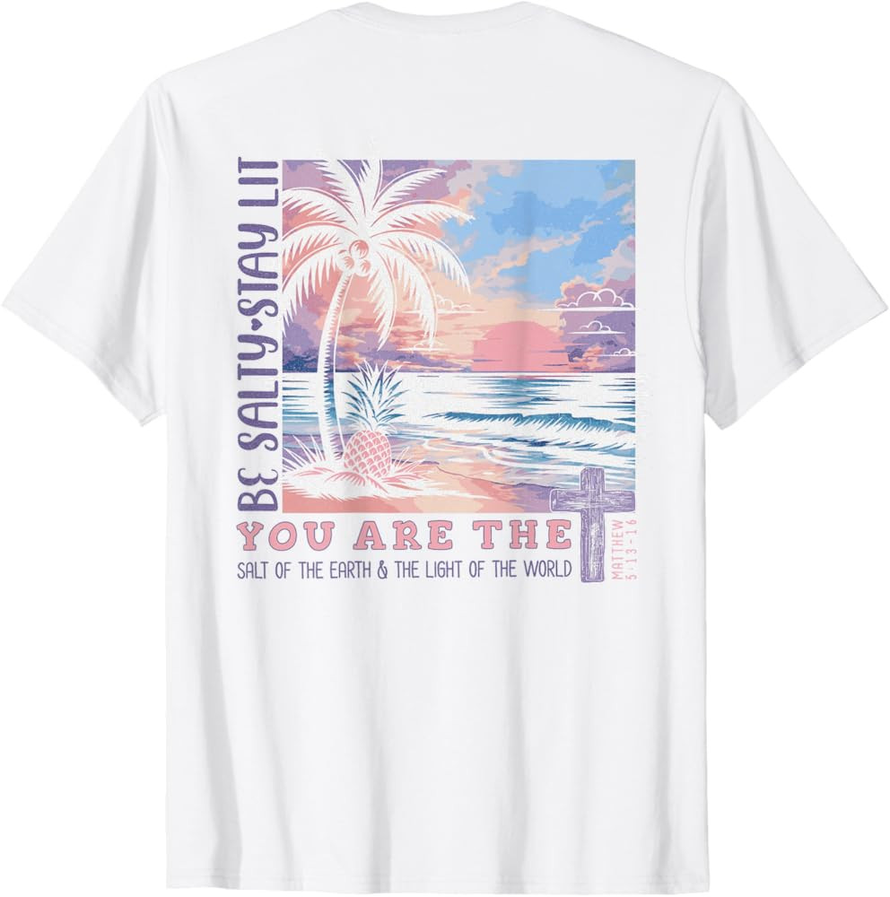 Be Salty Stay Lit T-Shirt | Amazon (US)