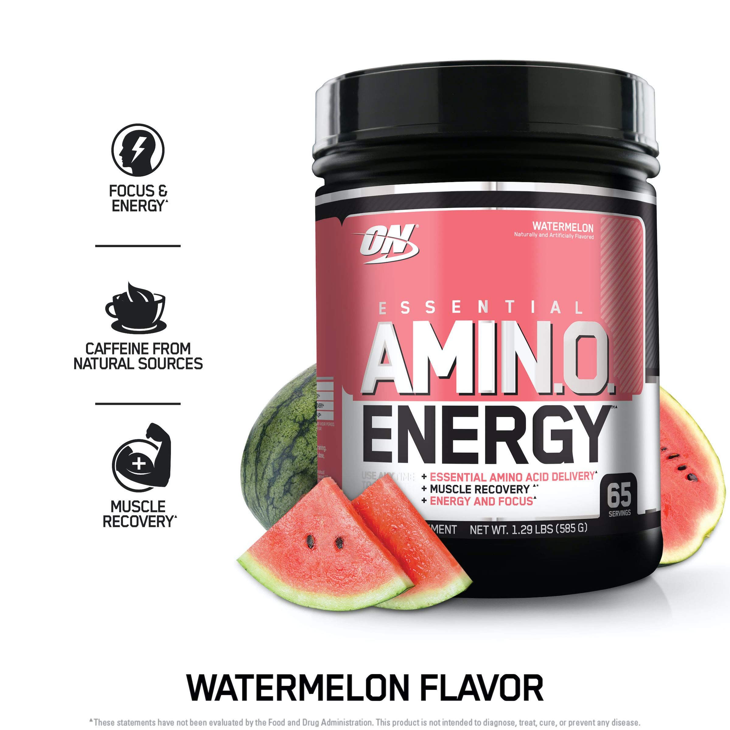 Optimum Nutrition Amino Energy - Pre Workout with Green Tea, BCAA, Amino Acids, Keto Friendly, Gr... | Amazon (US)
