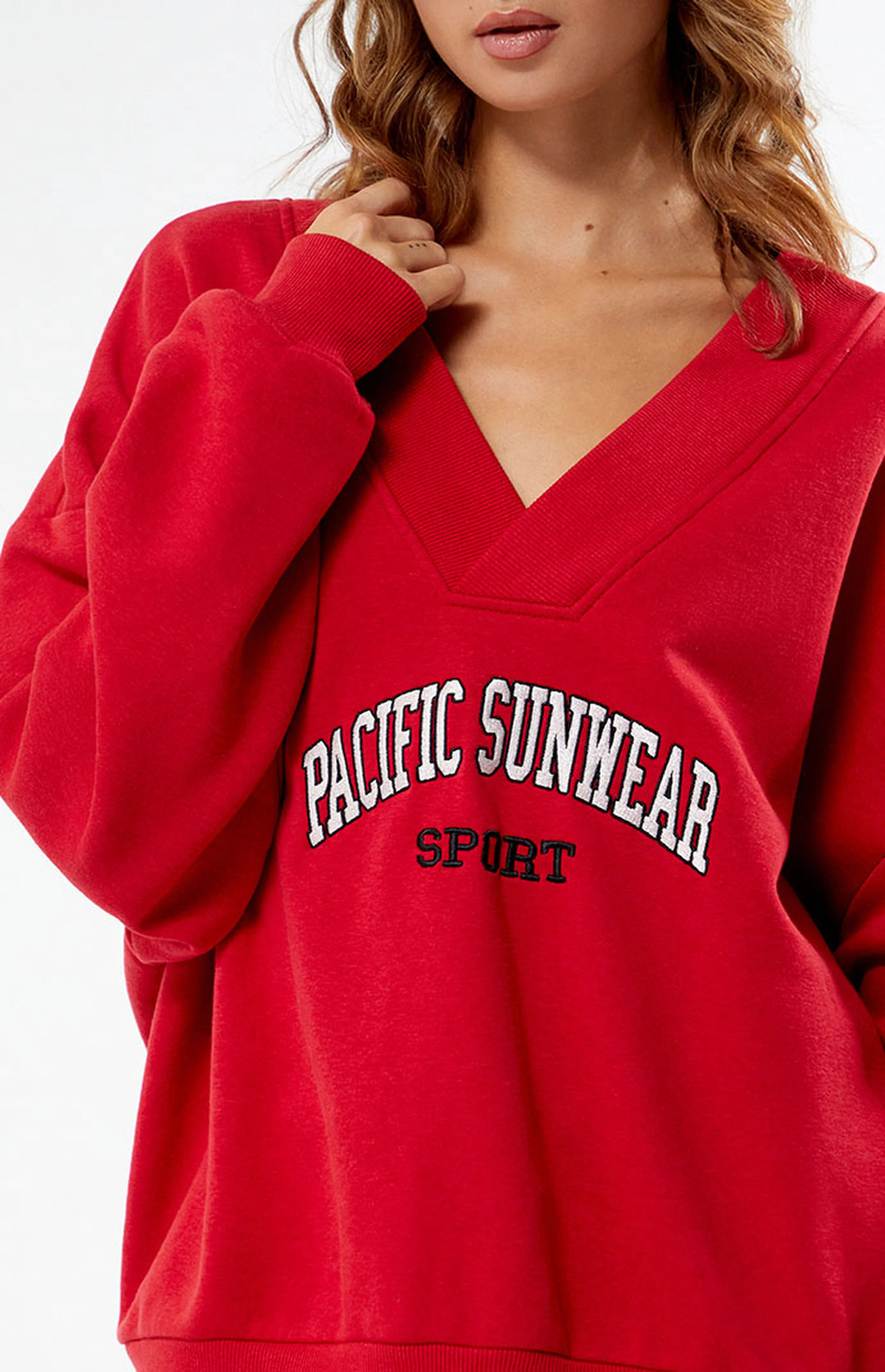 PacSun Pacific Sunwear Sport V-Neck Sweatshirt | PacSun | PacSun