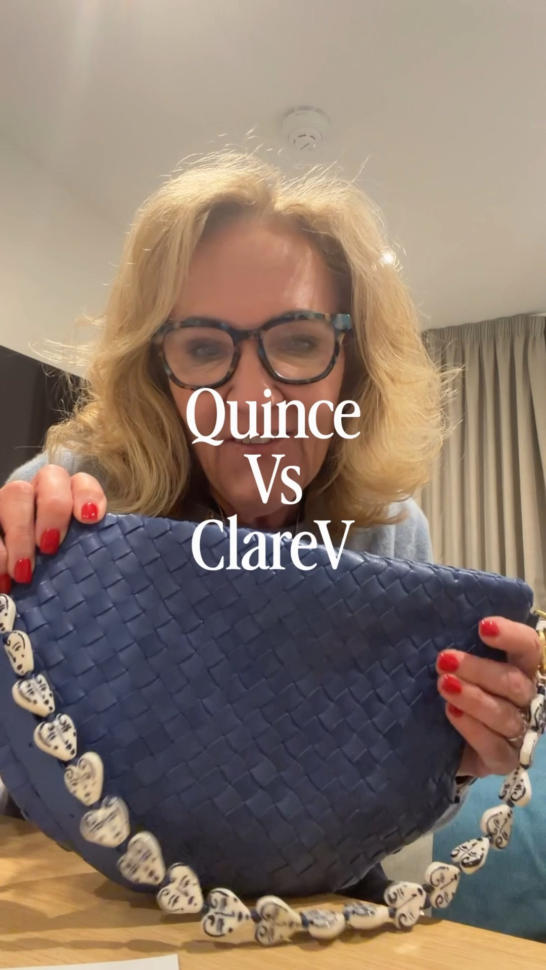 This is the ClareV grande Fanny. About the same size as the small quince convertible bag. 

Biggest difference is the quince bag can’t be adjusted enough to fit around your waist. 

Bag straps are all ClareV. A splurge. Mine is soldout but linking some fun ones.