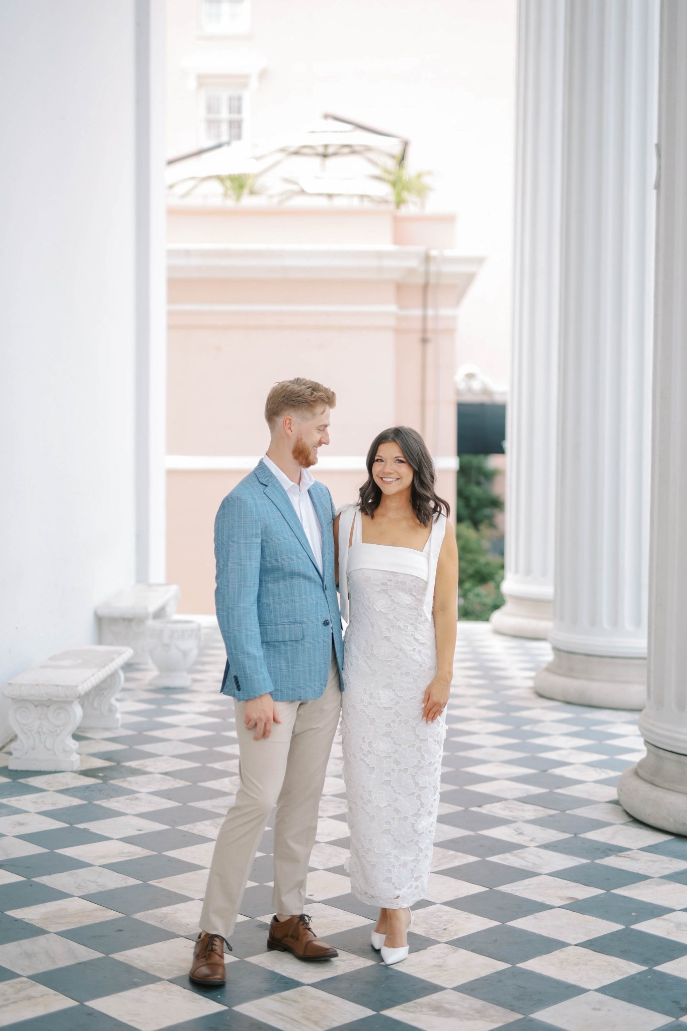 Engagement pictures dress, bridal dress, white dress, wedding 

#LTKWedding