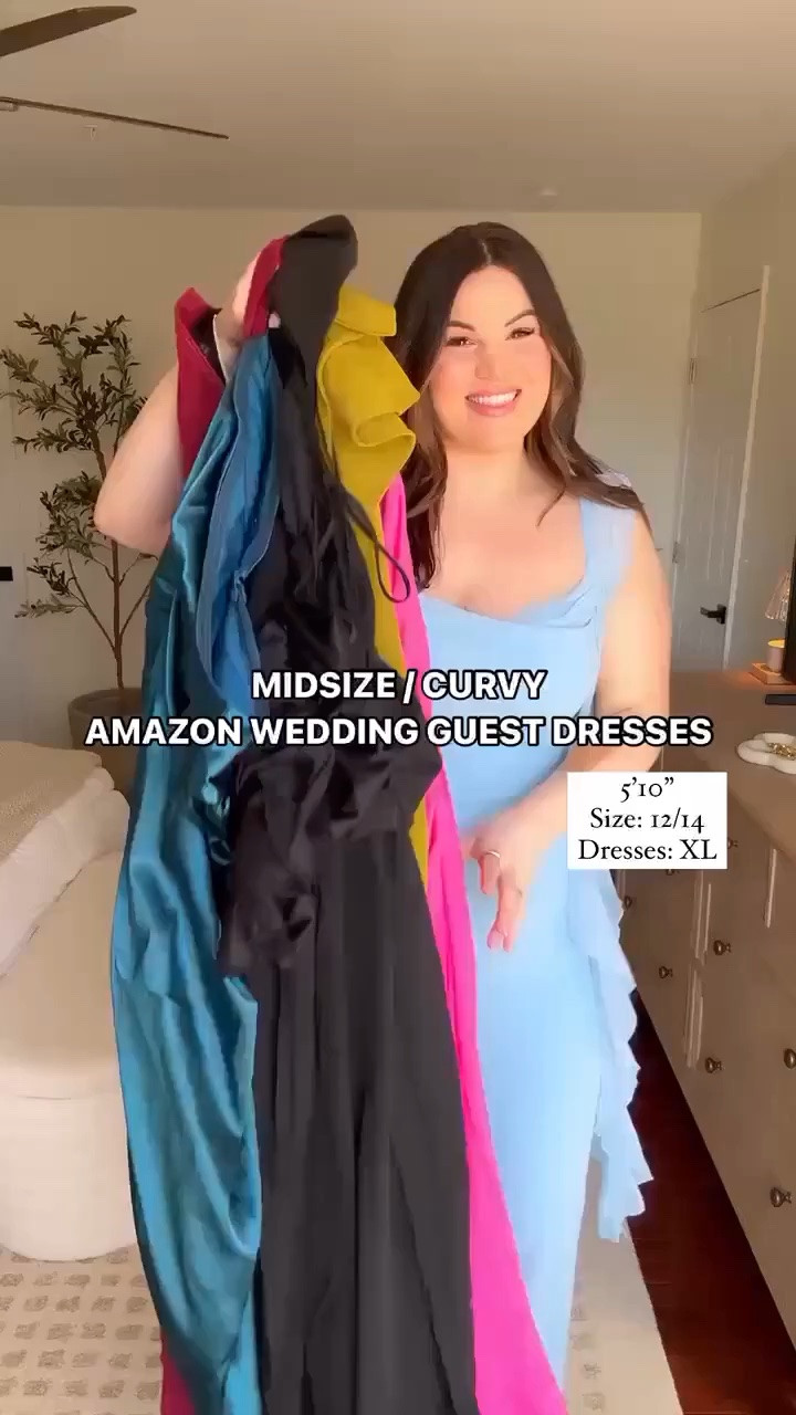 Midsize/Curvy Amazon Wedding Guest Dresses 
Black dress- size 14
All other dresses size XL 
Heels- size 9.5

Midsize fashion, amazon finds, amazon fashion, spring wedding

#LTKWedding #LTKSeasonal #LTKMidsize