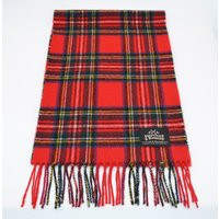 Pure Lambswool Red Tartan Scarf/Made in UK | Etsy (UK)