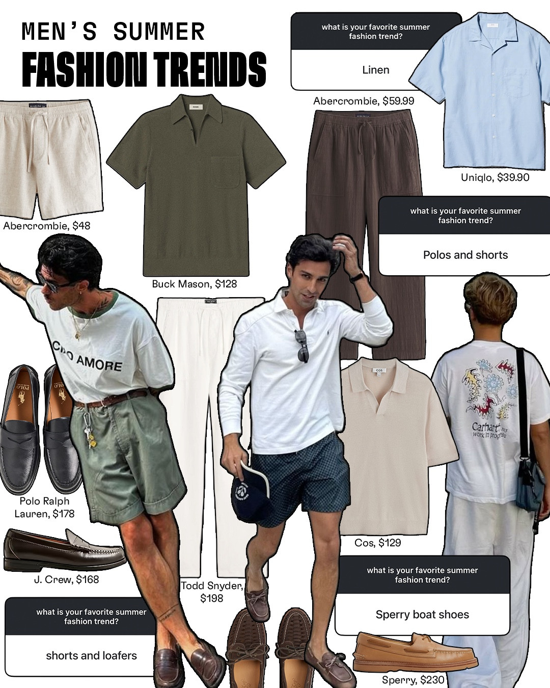 top men’s summer fashion trends, according to you! which one will you be wearing this season? 

#LTKMens #LTKSeasonal #LTKStyleTip