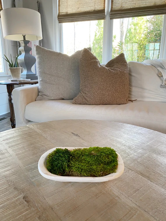 Wooden Moss Bowl Preserved Moss Moss Planter Natural | Etsy | Etsy (US)