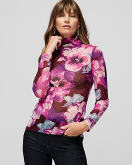 Mesh Turtleneck | White House Black Market