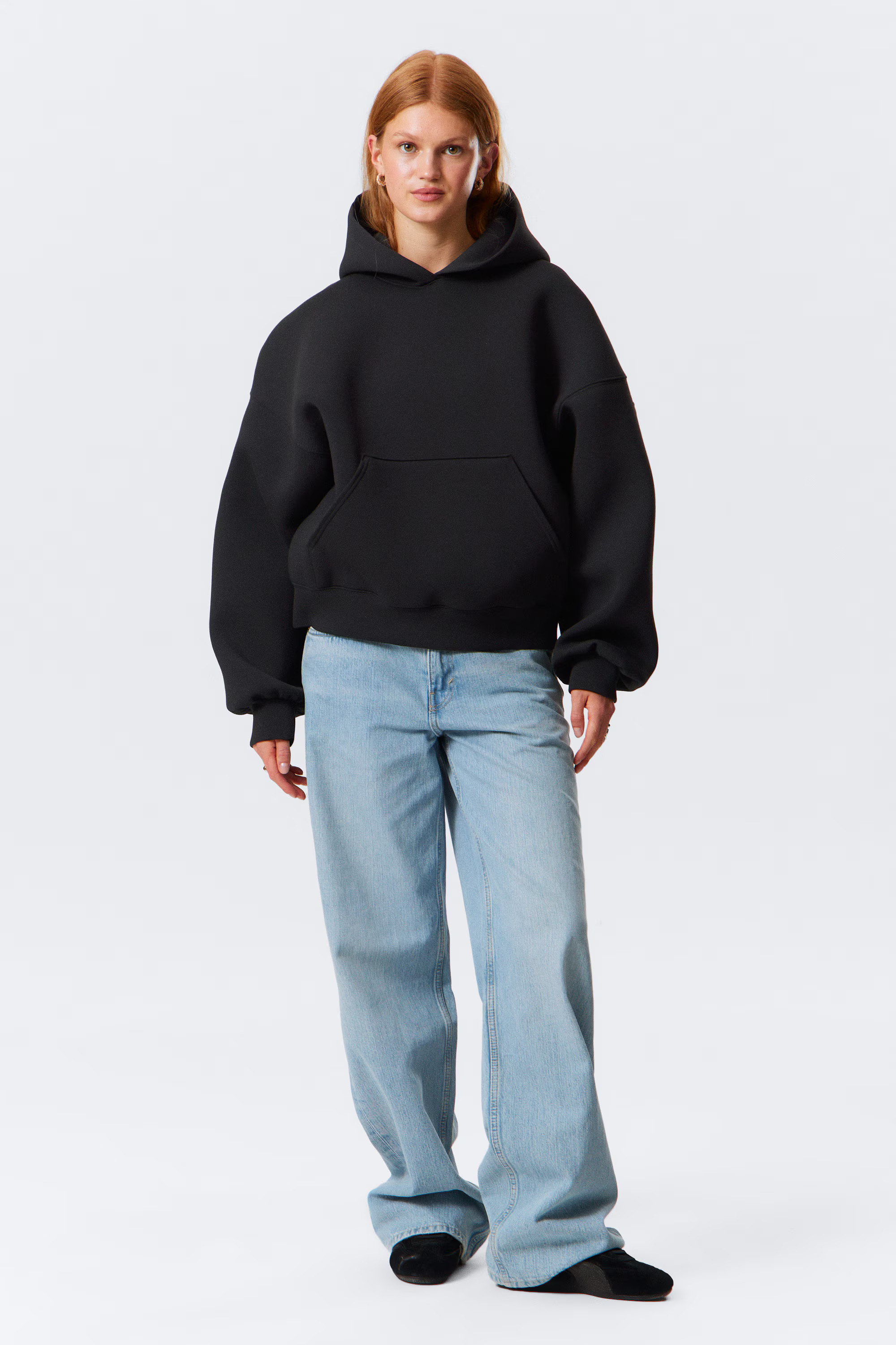 Oversized Scuba Hoodie | Weekday