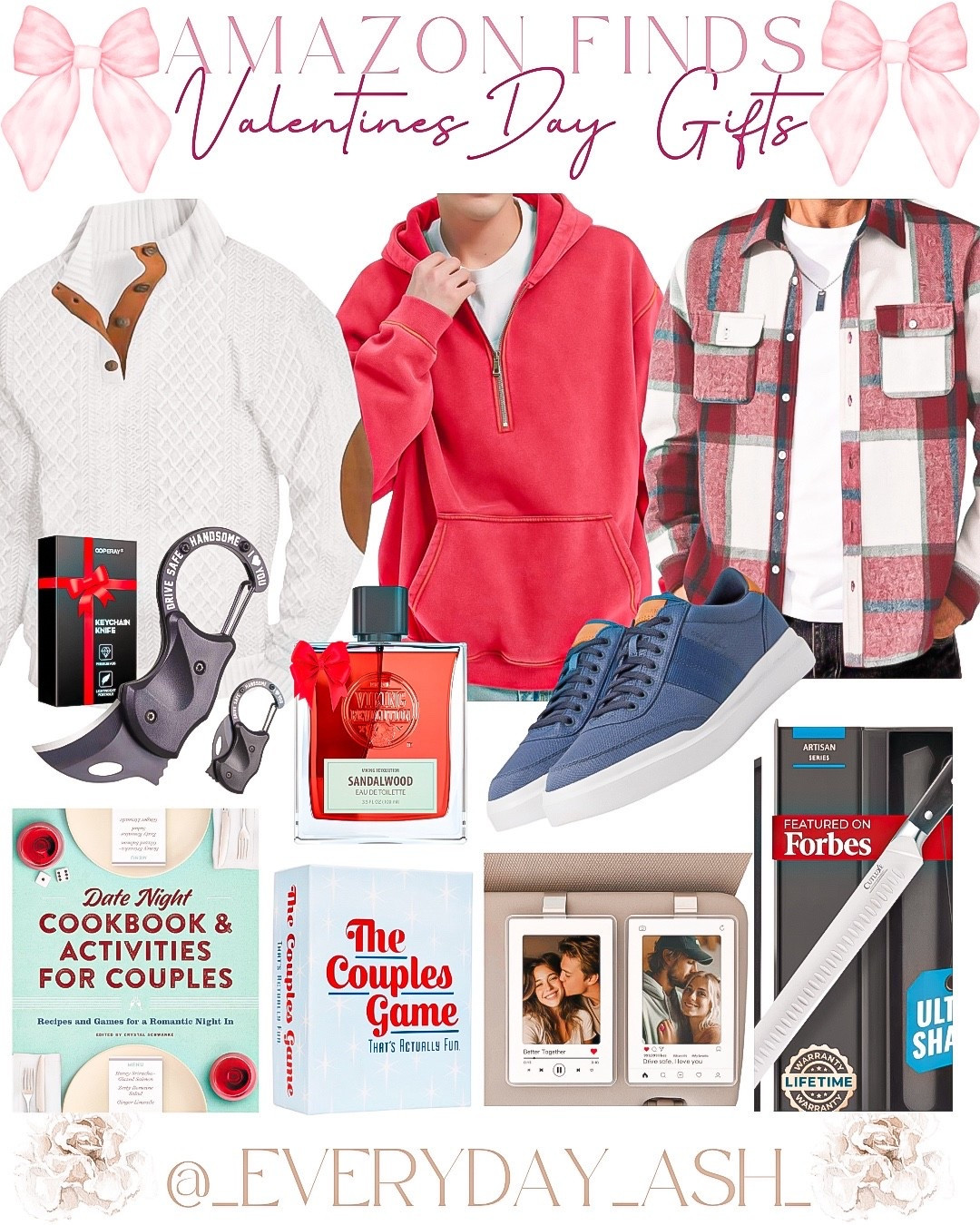 Amazon - gifts for him ♥️

Valentine’s Day gifts, gifts for him, men’s gifts, Amazon gifts, couples cookbook, games, kitchen finds, men’s shoes

#LTKSaleAlert #LTKValentine #LTKMens