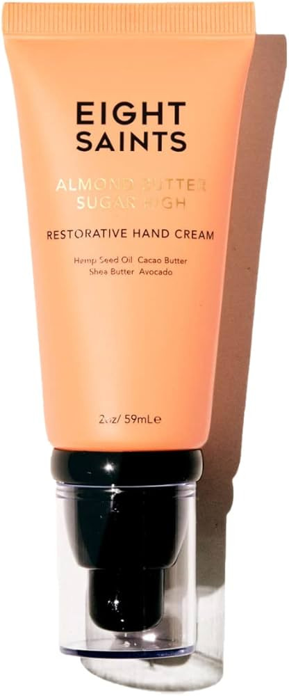 Eight Saints Almond Butter Sugar High Hand Cream For Dry Cracked Hands, Natural and Organic Hand ... | Amazon (US)