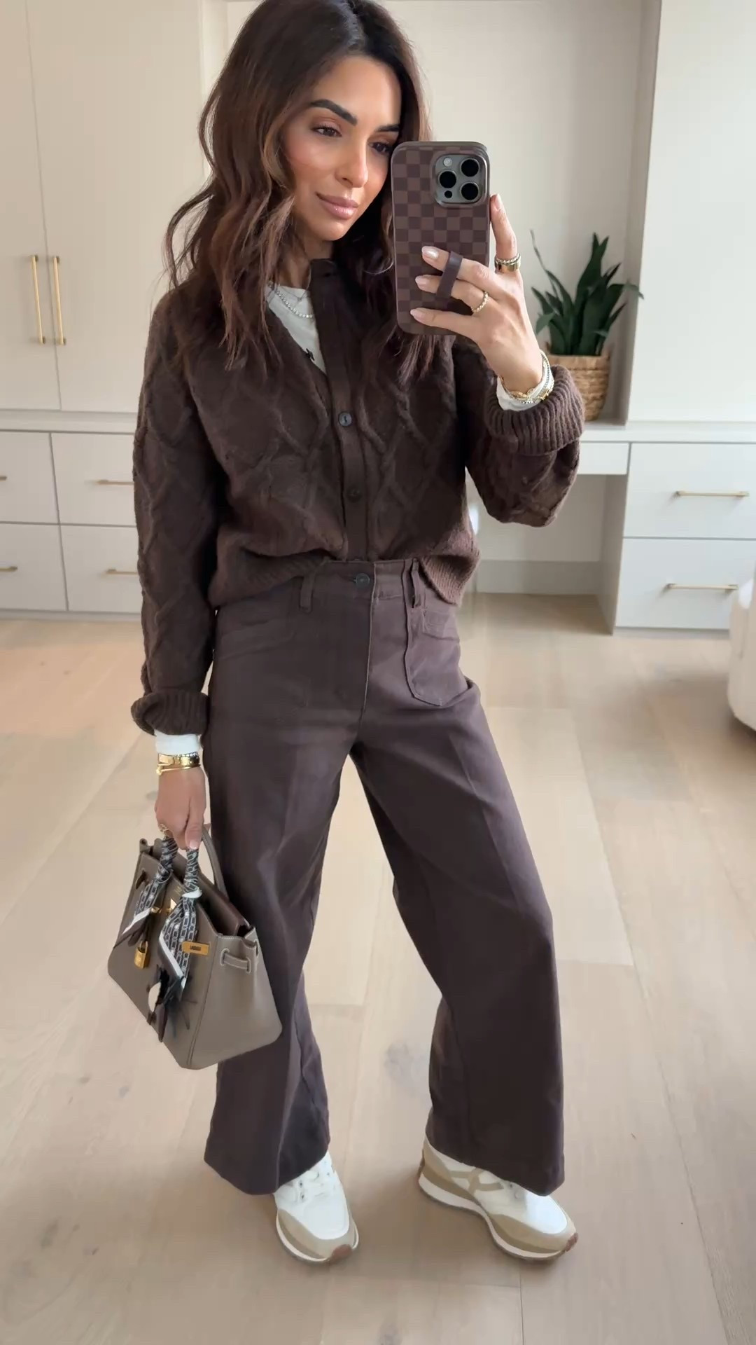 Wearing an xs in cardigan, Small in white tee underneath and 24 in pants. Sneakers are soo comfy and wearing my true size. Comfy coffee date outfit 

#LTKootd #LTKPetite