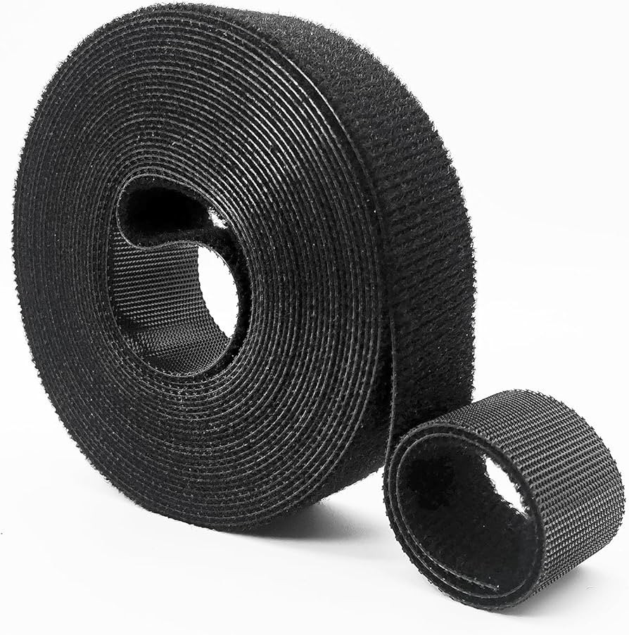 Matenf Double-Sided Hook and Loop Straps, Self-Gripping, 1 Inch Wide, Cut to Length, Heavy Duty, ... | Amazon (US)