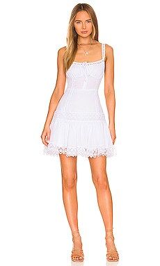Charo Ruiz Ibiza Elodie Mini Dress in White from Revolve.com | Revolve Clothing (Global)