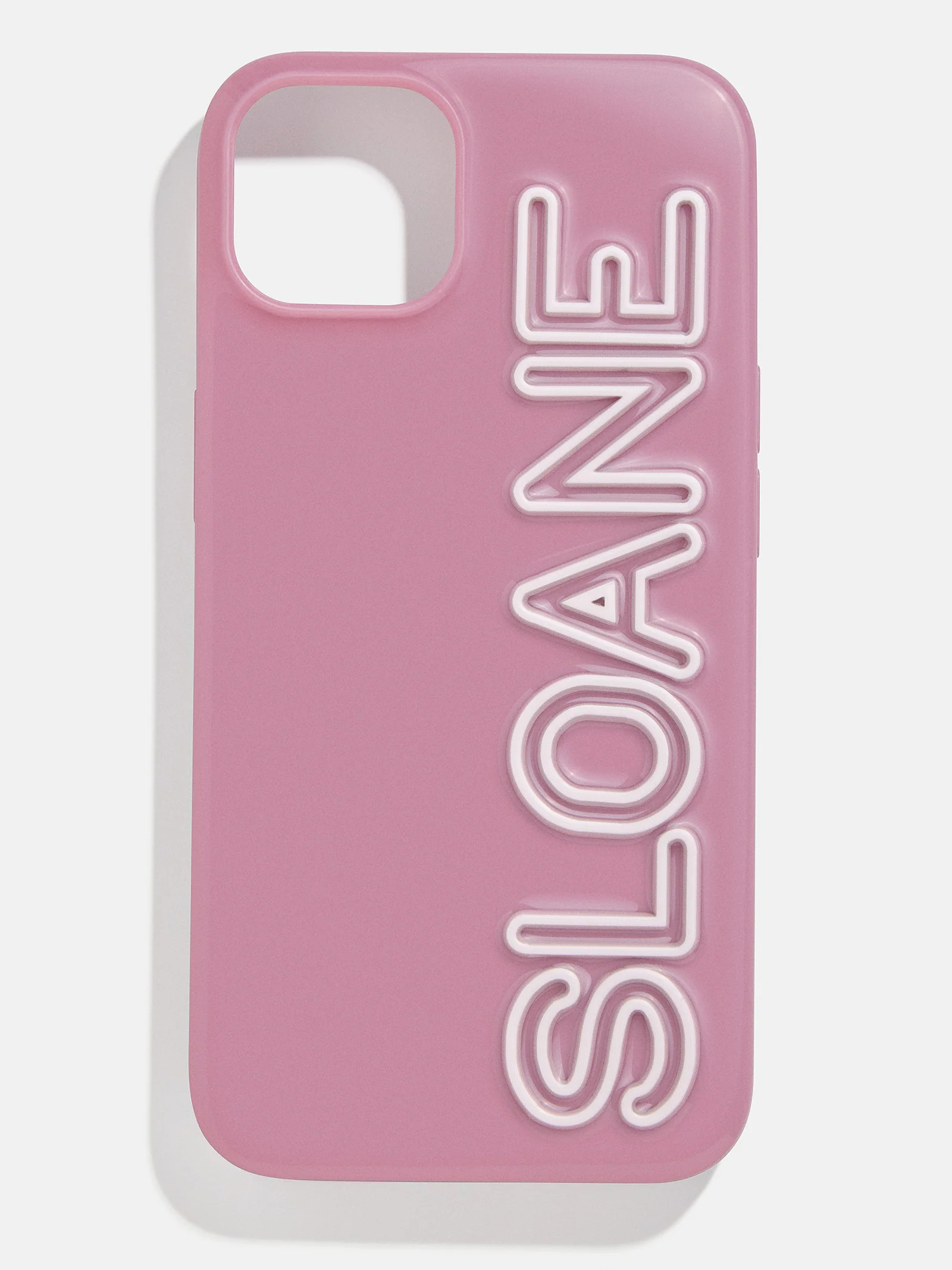 Fine Line Custom IPhone Case - Mauve/White | BaubleBar
