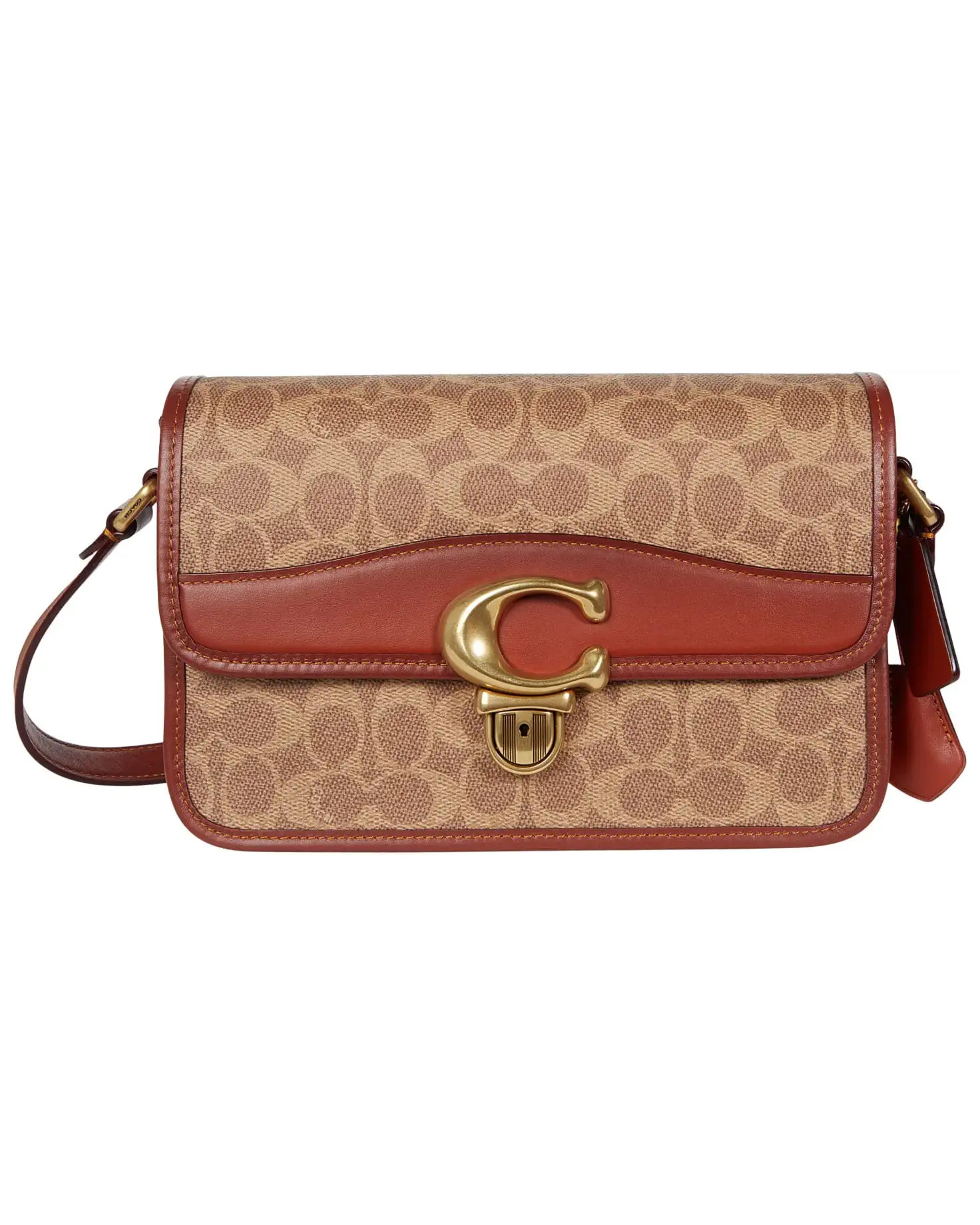 Coated Canvas Signature Studio Shoulder Bag | Zappos