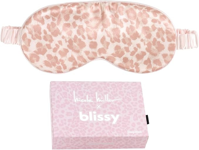 Blissy Silk Sleep Mask - Eye Sleeping Mask for Women & Men for Total Blackout - 100% Pure Mulberr... | Amazon (US)