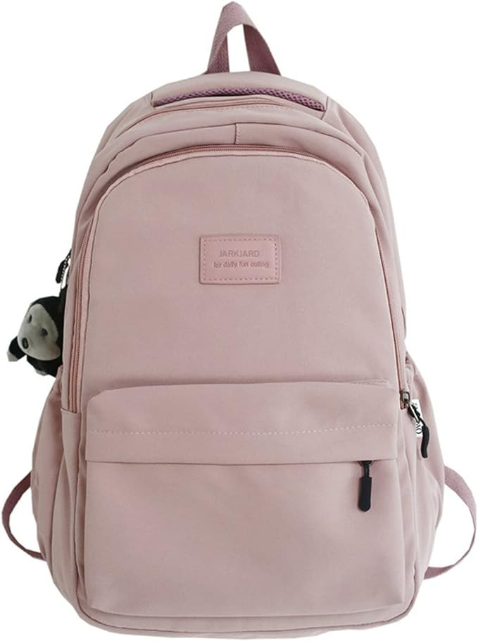 Aesthetic Backpack Cute Backpack for School College Backpack Large Capacity Bookbags for Girls Wo... | Amazon (US)