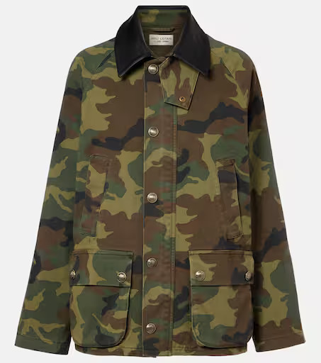 Andrew camouflage leather-trimmed cotton jacket | Mytheresa (UK)