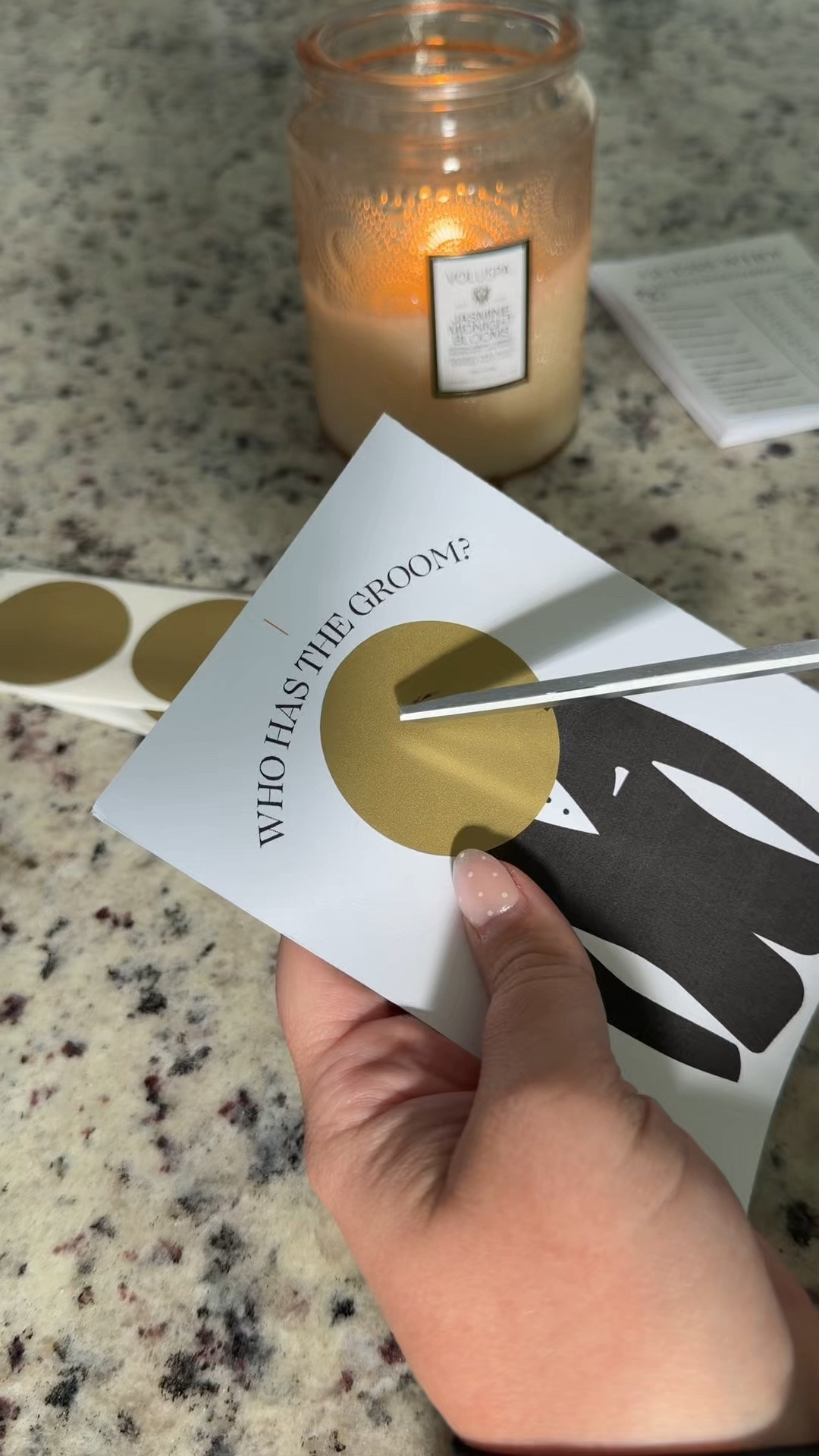 Bridal shower game. Bridal shower activity. Wedding shower game. Wedding shower activity. Scratch off stickers. Scratch off game. Wedding game. Wedding activity.
￼

#LTKHome #LTKWedding #LTKdayinmylife