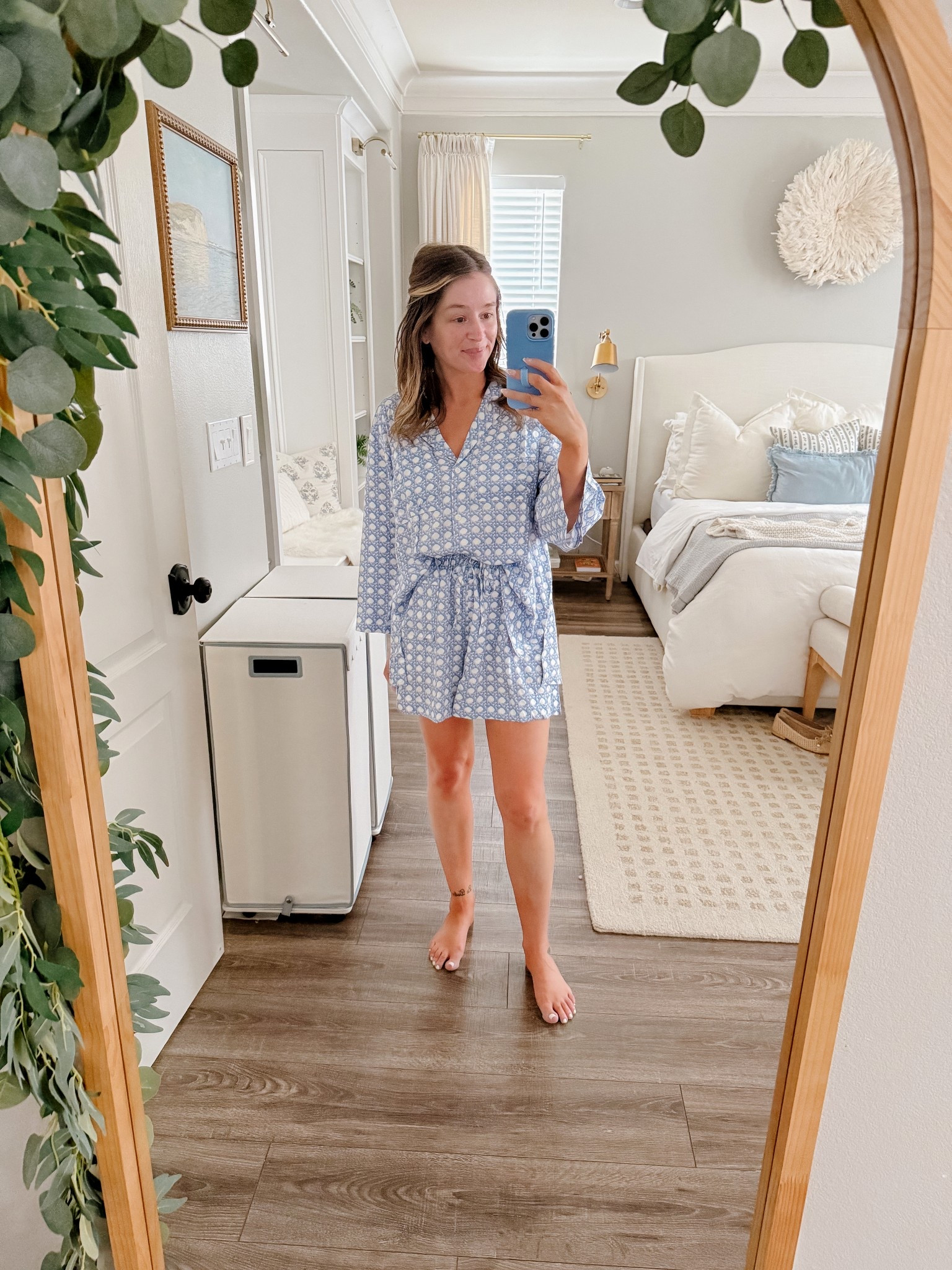 Such a cute PJ set the cane detail is so pretty and they are very comfortable. 