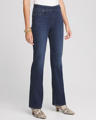 Denim Slim Pull-On Boot-Cut Jeggings | Chico's