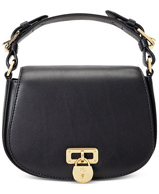 Lauren Ralph Lauren Tanner Leather Small Crossbody Bag - Macy's | Macy's
