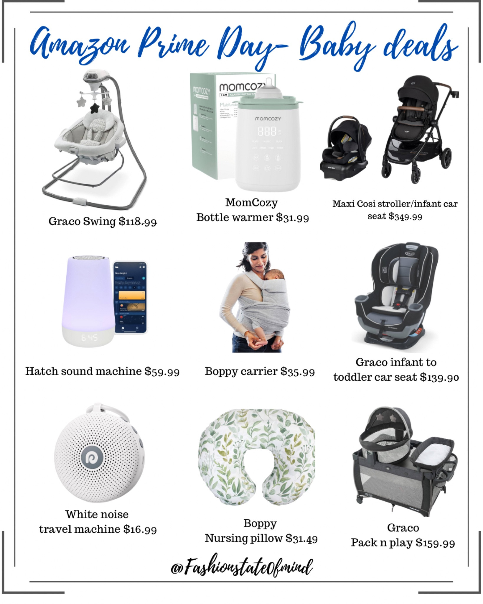 Amazon Prime day deals are here! make sure to stock up on the best baby deals that I found 🍼 The Graco swing, hatch machine, Maxi Cosi stroller & Pack n Play are all more than 20% off!! 

#LTKBaby #LTKFindsUnder100 #LTKxPrimeDay